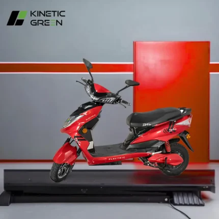 Kinetic Green Zing Red Color